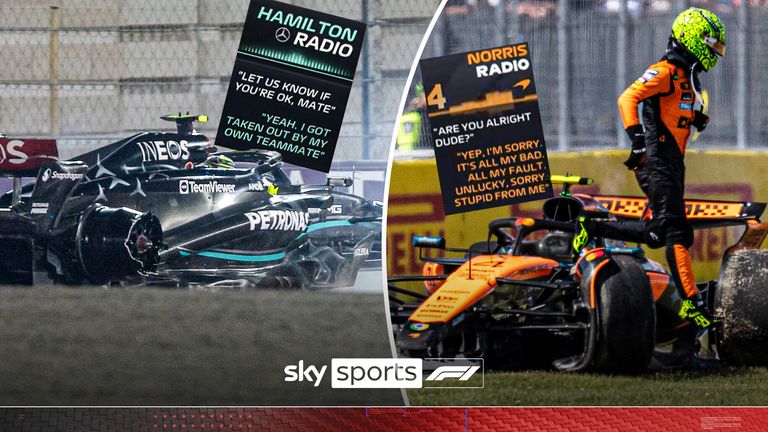 when f1 team mates collide 