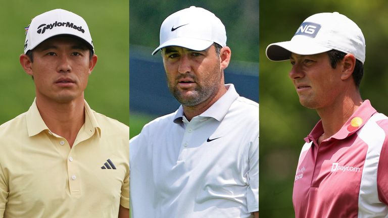 Collin Morikawa, Scottie Scheffler, Viktor Hovland